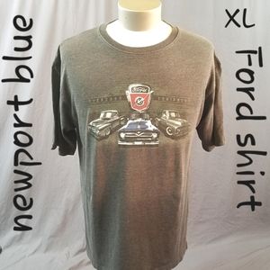 Ford shirt dark gray XL by Newport Blue classic Ford trucks